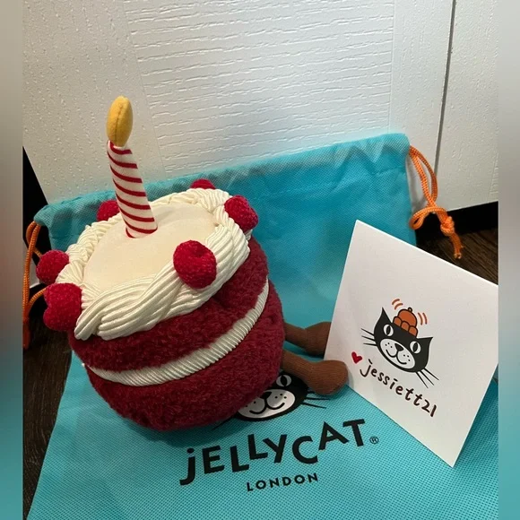 Jellycat Amuseables Cheri Cake A2RVC Valentine's 100% Authentic NWT US SHIP FAST - Picture 4 of 7